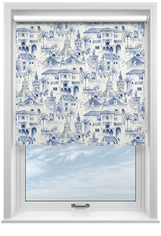 Voyage, Atlantic Blue - Twist&Fit Roller Blind